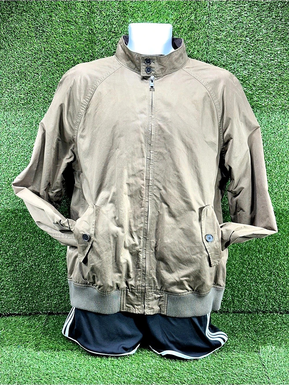 Banana Republic Lightweight Jacket Full Zip in Tan/Brown, Men’s Size Large